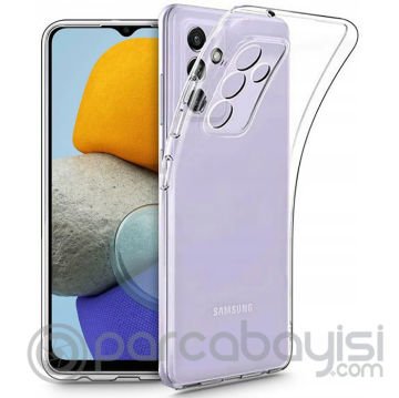 Ally SM Galaxy M23 5G (SM-M236B) Kılıf Kamera Korumalı Ultra İnce Şeffaf Silikon Kılıf