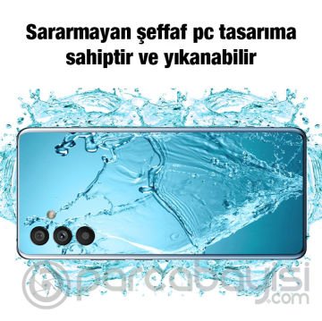 Ally SM Galaxy A13 5G Kılıf Kamera Korumalı Ultra İnce Şeffaf Silikon