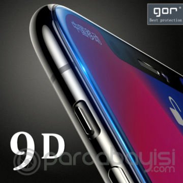 GOR İPhone 11 9D Hardening Tempered Full Cam Ekran Koruyucu İPhone XR