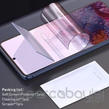 Baseus SM Galaxy S20 full-screen curved anti-explosion soft  Ekran Koruyucu 2 Adet Set