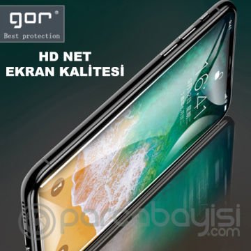 GOR iPhone 11 Pro - XS - X 5.8 9D Hardening Tempered Full Cam Ekran Koruyucu