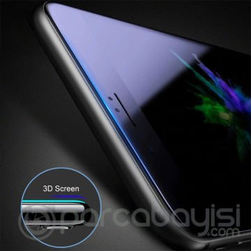 Baseus İPhone 7 Plus,İPhone 8 Plus 3D Full Cam Ekran Koruyucu
