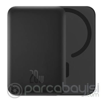 Baseus 20W 6000mAh Manyetik Magsafe Hızlı Şarj Powerbank+50CM Hızlı Şarj Type-C Kablosu