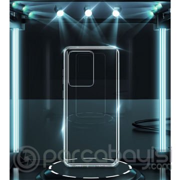 Baseus Simple Case Samsung Galaxy S20Ultra Şeffaf Silikon Kılıf