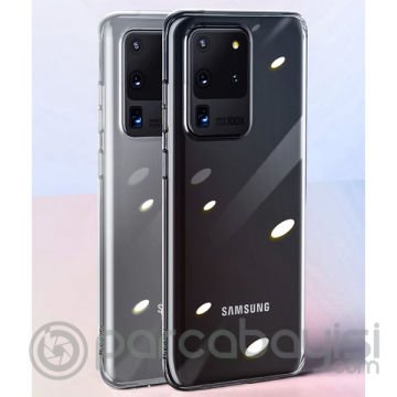 Baseus Simple Case Samsung Galaxy S20Ultra Şeffaf Silikon Kılıf