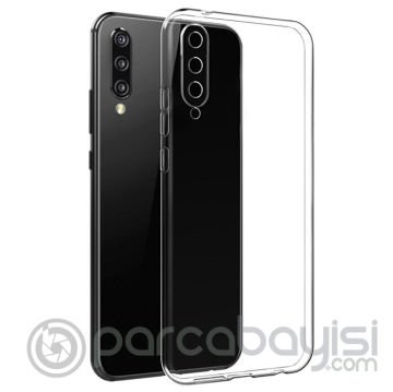 Ally SM Galaxy A70 Kılıf Kamera Korumalı Ultra İnce Şeffaf Silikon Kılıf
