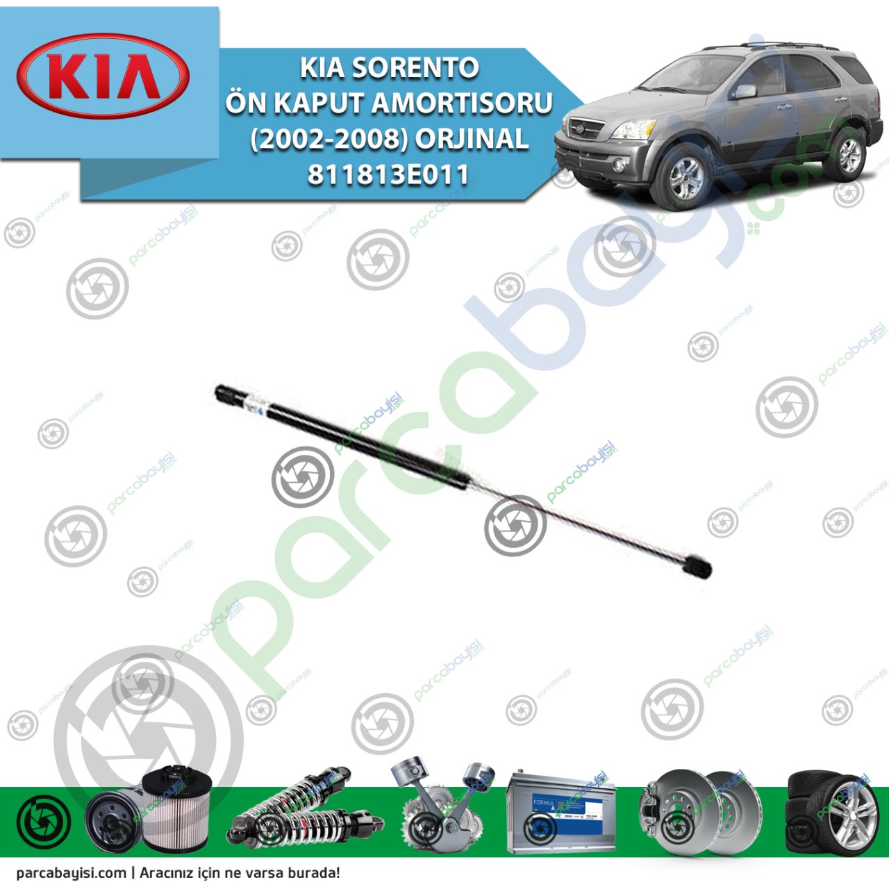 Kia Sorento Ön Kaput Amortısor Orjinal | 811813E011