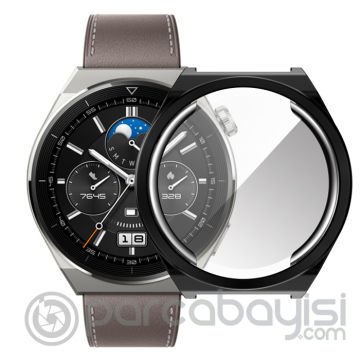Ally Huaewei Watch GT 3 Pro 43mm Kılıf 360 Full Koruma Ultra İnce Silikon Kılıf