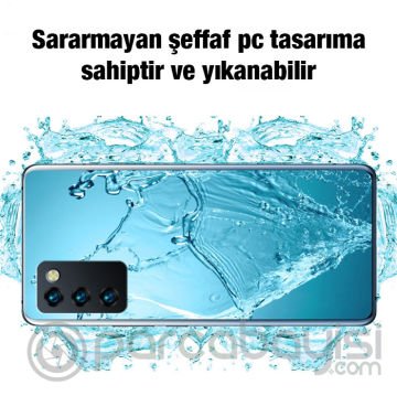Ally SM Galaxy A03S Kılıf Kamera Korumalı Ultra İnce Şeffaf Silikon Kılıf