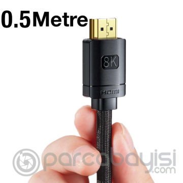 Baseus HD Series 8K HDMI to HDMI 2.1V HDMI 120hz Kablo 0.5 Metre