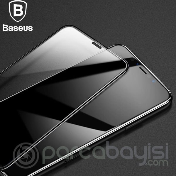 Baseus İPhone 11 Pro-X,XS 3D Full Kaplama Kırılmaz Cam Koruyucu Tempered Glass Screen Protector