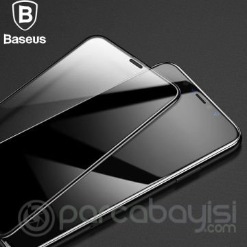 Baseus İPhone 11 Pro-X,XS 3D Full Kaplama Kırılmaz Cam Koruyucu Tempered Glass Screen Protector