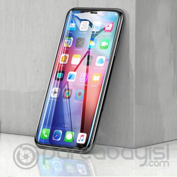 Baseus İPhone 11 Pro-X,XS 3D Full Kaplama Kırılmaz Cam Koruyucu Tempered Glass Screen Protector