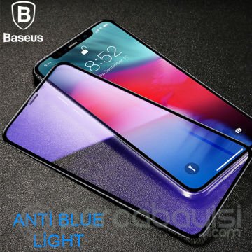 Baseus İphone 11 Pro- X-Xs 0.3mm Rigid Edge Anti Blue Light Kırılmaz Cam Koruyucu
