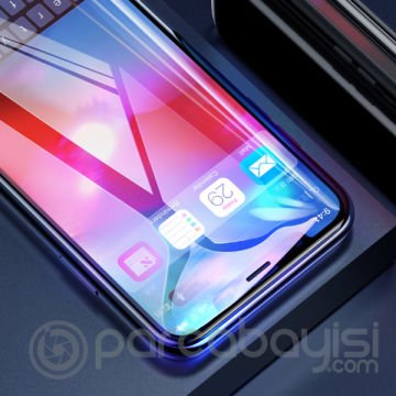 Baseus İphone 11 Pro- X-Xs 0.3mm Rigid Edge Anti Blue Light Kırılmaz Cam Koruyucu