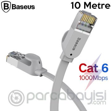 Baseus high Speed Six types of RJ45 Gigabit Ethernet kablosu (round cable)10metre