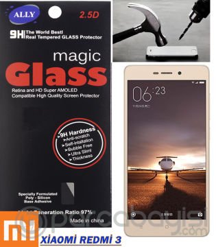 Xiaomi Redmi 3 Kırılmaz Cam Ekran Koruyucu