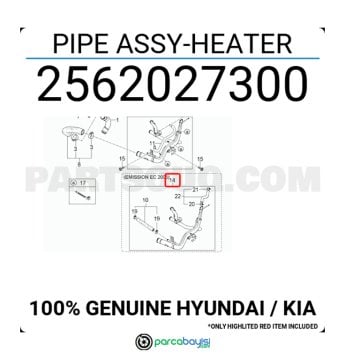 Kia Sportage Su Borusu Orjinal | 2562027302