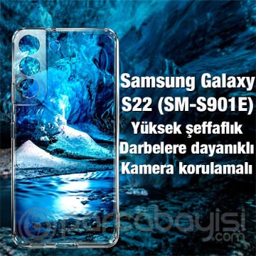Ally SM Galaxy S22 (SM-S901E) Kılıf Kamera Korumalı Ultra İnce Şeffaf Silikon Kılıf