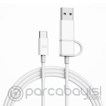 Xiaomi ZMI AL311 2 1 PD QC Type-C To Type-C C USB Hızlı Şarj Veri Kablosu