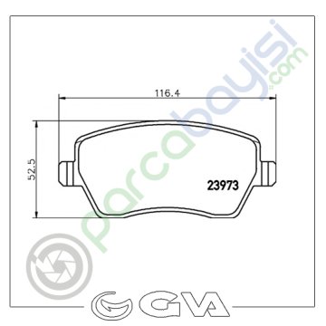 Nissan Micra Ön Balata Seti 2003 Sonrası Uyumlu 41060Ax625-Wva23973