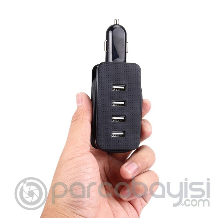 Ally 5v 4.1a 4- USB Port Çıkışlı Çoklu Usb Araç Şarjı