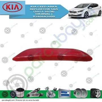 Kia Ceed Arka Reflektör Sağ Orjinal | 92406A2000