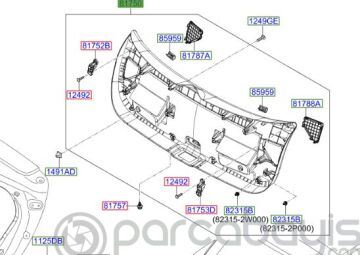 Bagaj Kaputu Orjinal | 81750H8000Wk