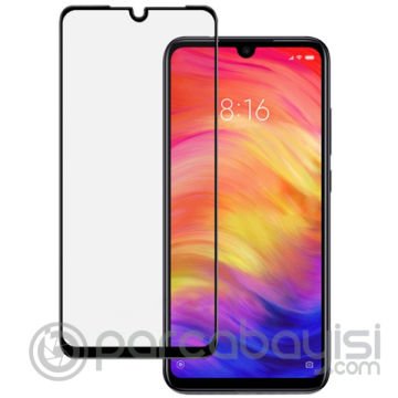 Xiaomi Redmi Note 7 Full Glue Tempered Full Cam Ekran Koruyucu