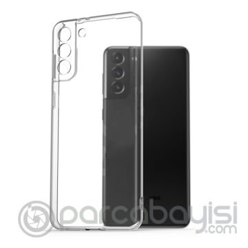 GOR Samsung Galaxy S21+ Plus Kılıf Kamera Korumalı Şeffaf Silikon Kılıf