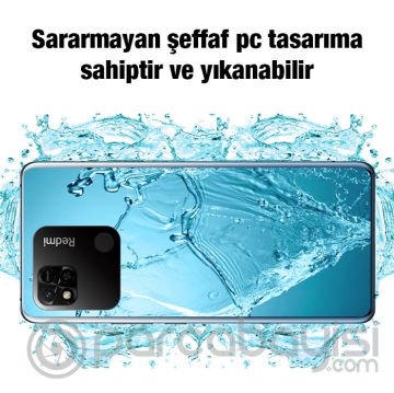 Ally Xiaomi Redmi 10A 4G Kılıf Kamera Korumalı Ultra İnce Şeffaf Silikon Kılıf