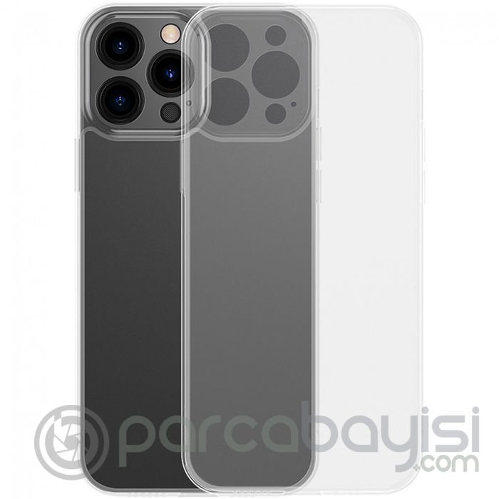 Baseus Frosted Glass iPhone 13 Pro Max 6.7inch Shockproof Koruyucu Kılıf