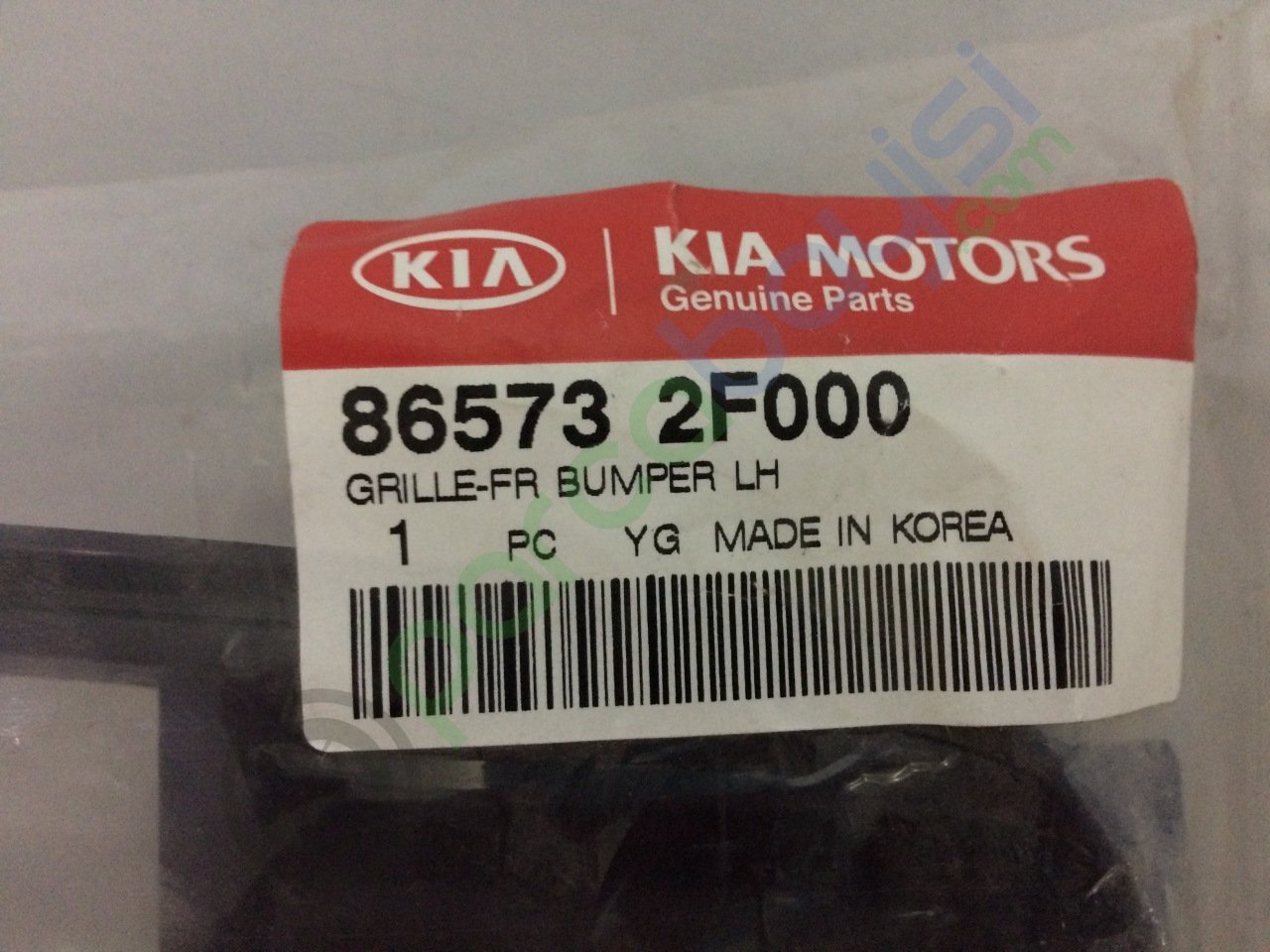 Kia Cerato Ön Tampon Alt Izgara Sol Orjinal | 865732F000