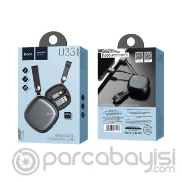 Hoco U33 Taşıma Çantalı Type-C Usb Kablo