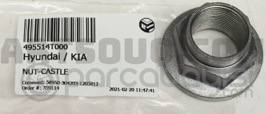 Kia Orijinal AKS SOMUNU  | 495514T000
