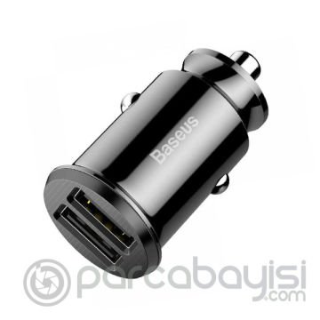 Baseus Grain Mini Dual Usb 3.1A Max Çıkışlı Hızlı Araç Şarj Başlık