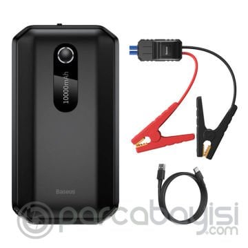 Baseus Super Energy Air Car 10000mAh,1000A Marş Aküsü ve Güç Bankası Jump Starter