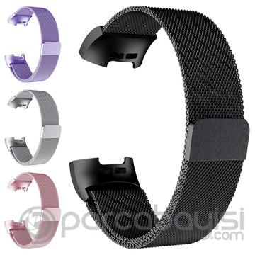 Fitbit Charge 3 Metal Milano Loop Kayış Kordon(s Beden)