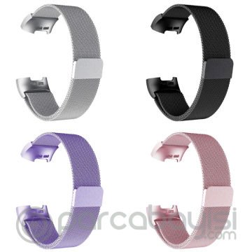 Fitbit Charge 3 Metal Milano Loop Kayış Kordon(s Beden)