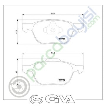 Mazda 3 Ön Balata Seti 2005 Sonrası Uyumlu