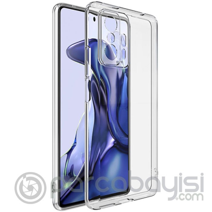 Ally Xiaomi 11T - 11T Pro 5G Kılıf Kamera Korumalı Ultra İnce Şeffaf Silikon Kılıf