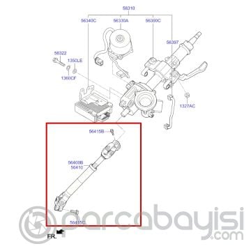 Kia Ceed Direksiyon Mafsalı Orjinal | 564003X002