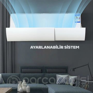 EZERE Ayarlanabilir Klima Hava Yönlendirici Klima Aparatı Siperlik