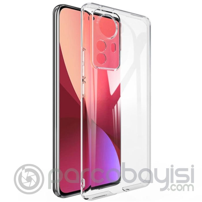 Ally Xiaomi 12 Pro Kılıf Kamera Korumalı Ultra İnce Şeffaf Silikon Kılıf