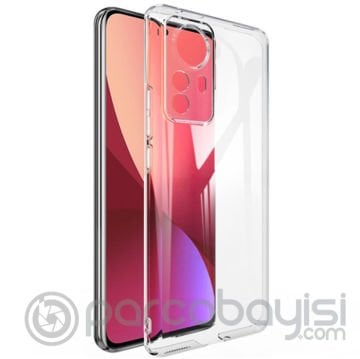 Ally Xiaomi 12 Pro Kılıf Kamera Korumalı Ultra İnce Şeffaf Silikon Kılıf
