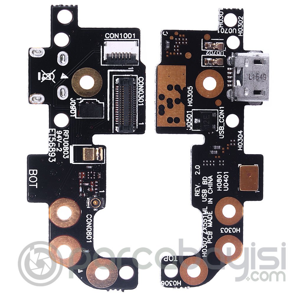 zenfone Zoom Zx551ml Şarj Soket Mikrofon Bordu