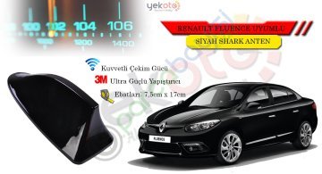 Renault Fluence Uyumlu Siyah Shark Anten Köpek Balığı Anten