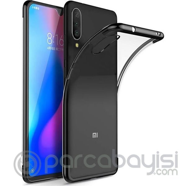 Xiaomi Mi9 Lazer Kaplama Kamera Korumalı Silikon Kılıf