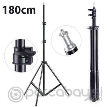 Ally 180cm Işık Ayağı Tripod Standı 3 Ayaklı Tripod Işık Ayağı 1.8 Metre