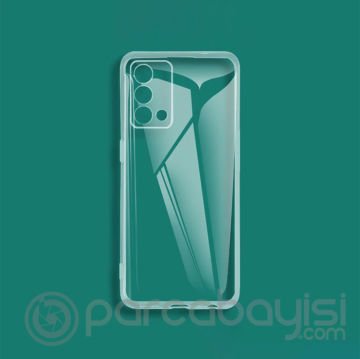 Ally OPPO K9 5G Kılıf Kamera Korumalı Ultra İnce Şeffaf Silikon Kılıf